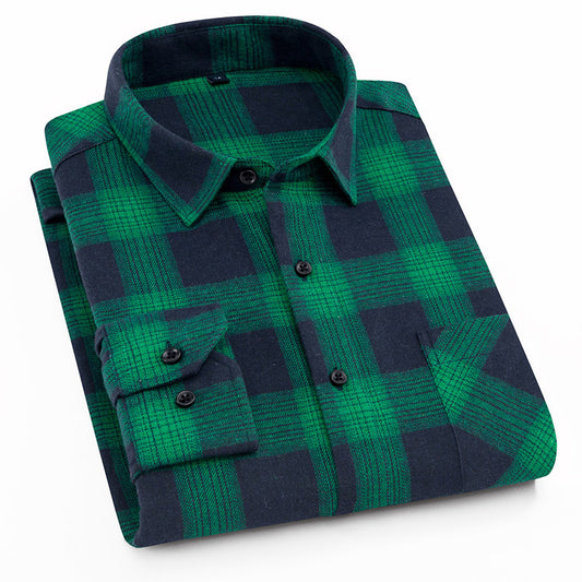 Men's Flannel Plaid Work Shirt | Custom Logo Corporate Groupwear