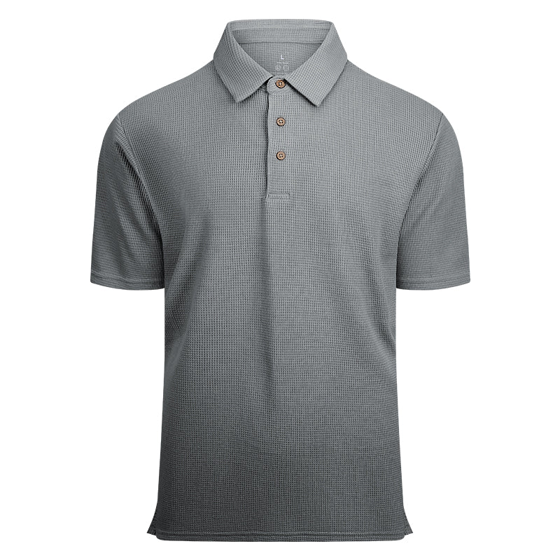 Custom Logo Polo Shirts for Teams | Light Beige Wrinkle-Resistant Corporate Uniforms | Breathable Cotton Blend