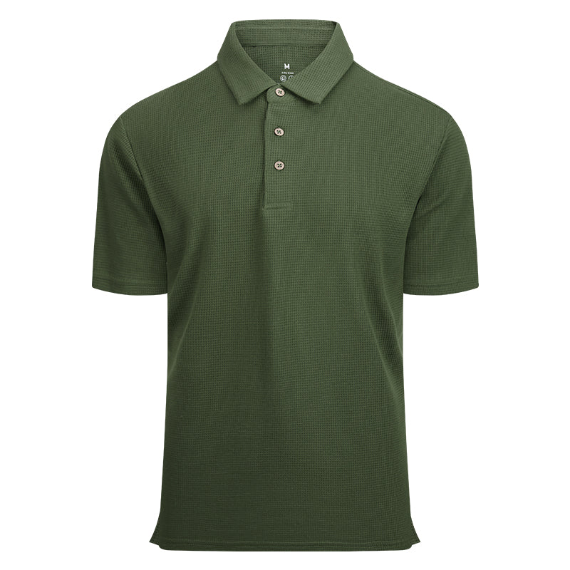 Custom Logo Polo Shirts for Teams | Light Beige Wrinkle-Resistant Corporate Uniforms | Breathable Cotton Blend