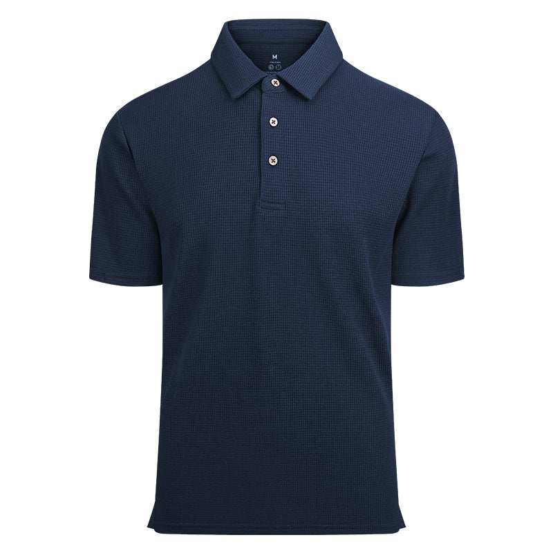 Custom Logo Polo Shirts for Teams | Light Beige Wrinkle-Resistant Corporate Uniforms | Breathable Cotton Blend