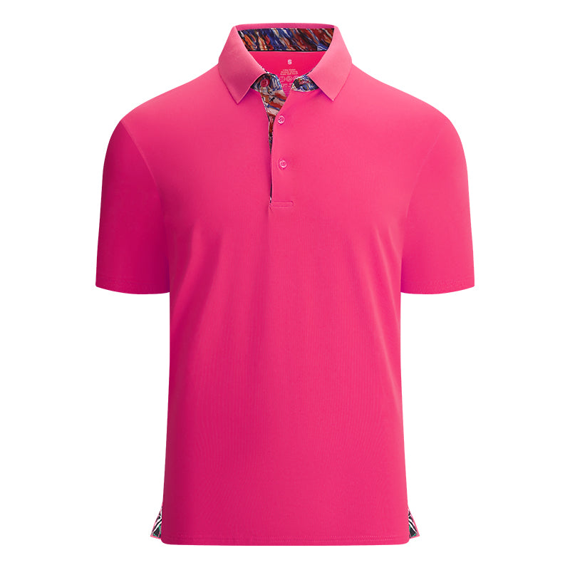 OEM/ODM polo de hombre 2023 sports polo shirt North American summer printed men's short-sleeved polo shirt customization
