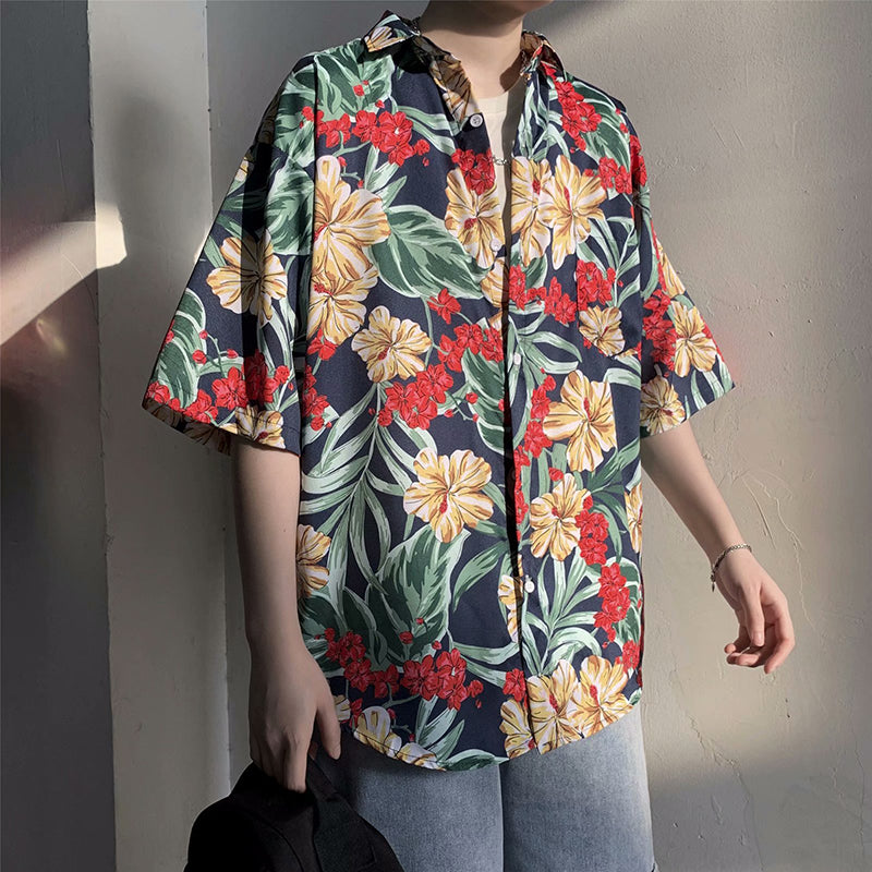 Custom Logo Hawaiian Shirts | Tropical Print Corporate Uniforms & Resort Staff Wear (MOQ 50)