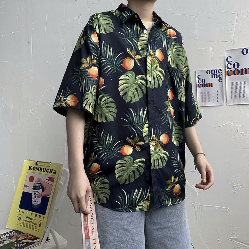 Custom Logo Hawaiian Shirts | Tropical Print Corporate Uniforms & Resort Staff Wear (MOQ 50)