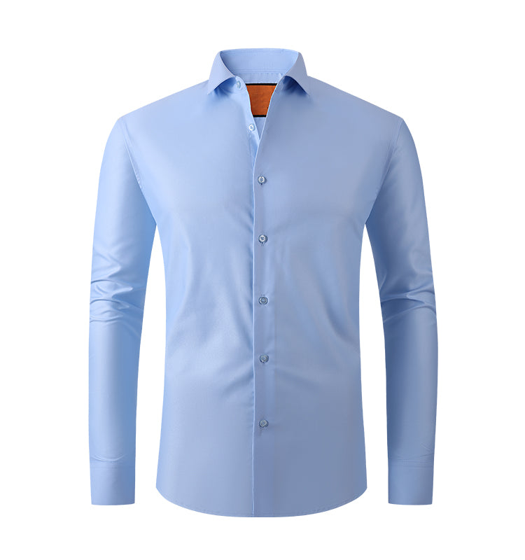 OEM/ODM camisas para hombres Men's Factory Wholesale High Quality Long Sleeve Shirts Plain Solid Casual Business Dress Shirts