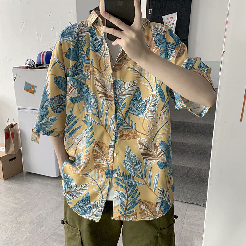 Custom Logo Hawaiian Shirts | Tropical Print Corporate Uniforms & Resort Staff Wear (MOQ 50)