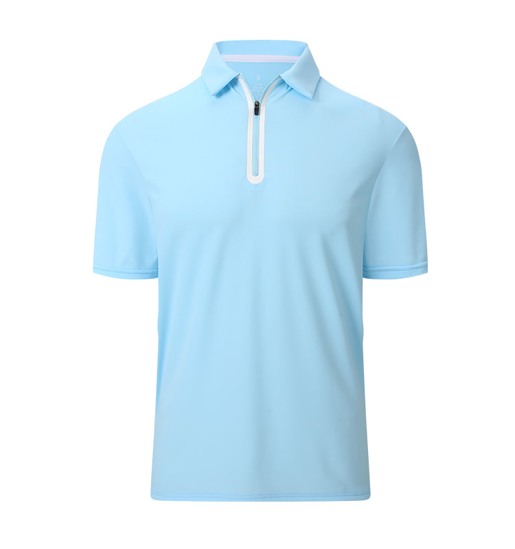 OEM/ODM polo de hombre 2023 North American Summer Short Sleeve Casual Men's Shirt Ice Silk Printed Sports Polo Shirt