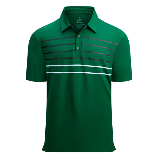 OEM/ODM camisas polo Popular summer fashion slim sports polo shirt polyester stretch golf clothing men's short-sleeved T-shirt
