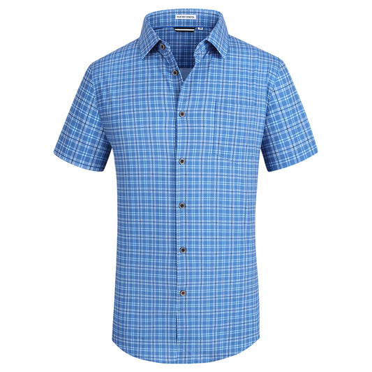 OEM/ODM camisas hombre 2024 new design top sell and quality shirt new flannel shirt loose fit plaid shirt for man full sleeve