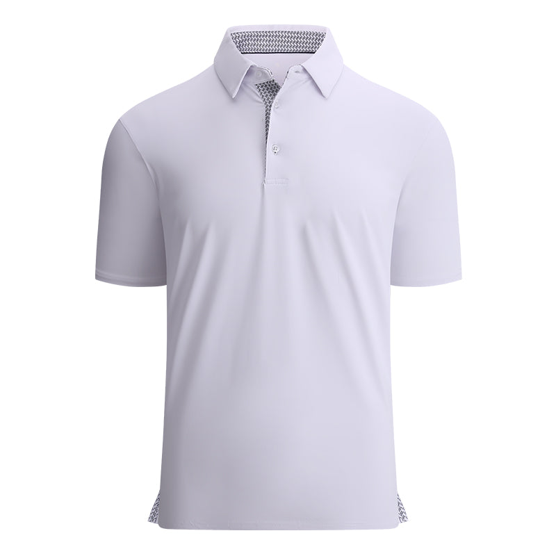 OEM/ODM camisas polo Summer short sleeve breathable men's mesh sleeve polo shirt golf clothing polyester sportswear