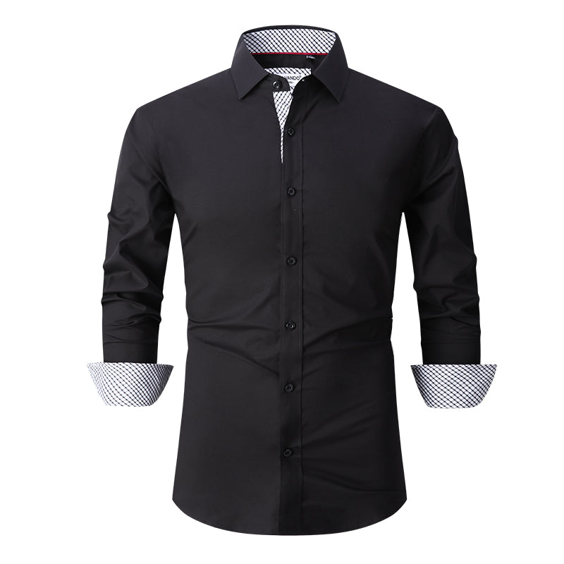 Custom Logo Bamboo Dress Shirts | Wrinkle-Free Corporate Uniforms 50+ Colors  