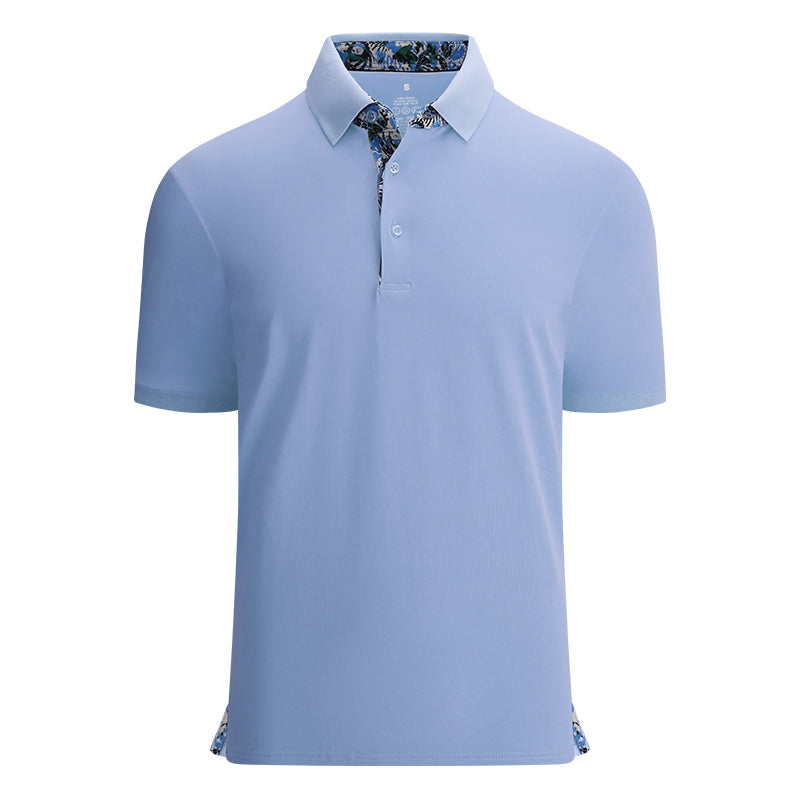 OEM/ODM polo de hombre 2023 sports polo shirt North American summer printed men's short-sleeved polo shirt customization