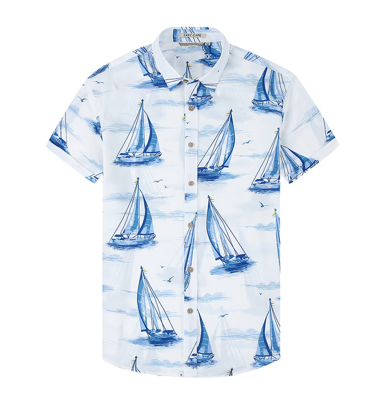 WARHORSE men's Shirts casual printed shirt custom shirt hawaiian shirt pattern