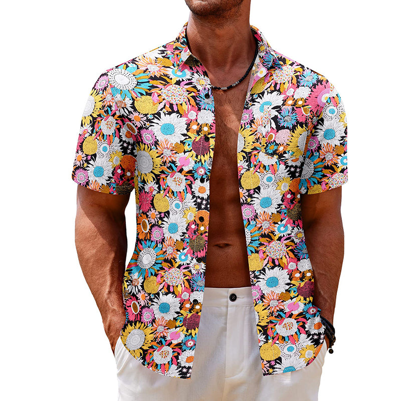 Artistic Tie-Dye Business Shirts | Custom Logo Uniforms, Breathable Cotton Bulk Orders