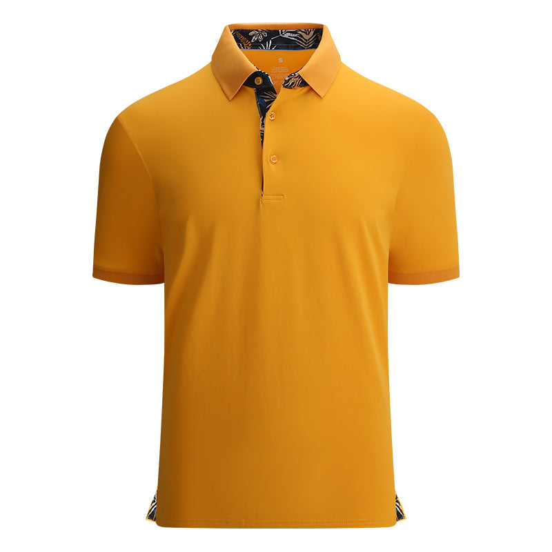 OEM/ODM polo de hombre 2023 sports polo shirt North American summer printed men's short-sleeved polo shirt customization