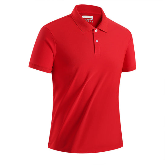 Custom Logo Red Polo Shirts | Moisture-Wicking Team Uniforms (MOQ 50)