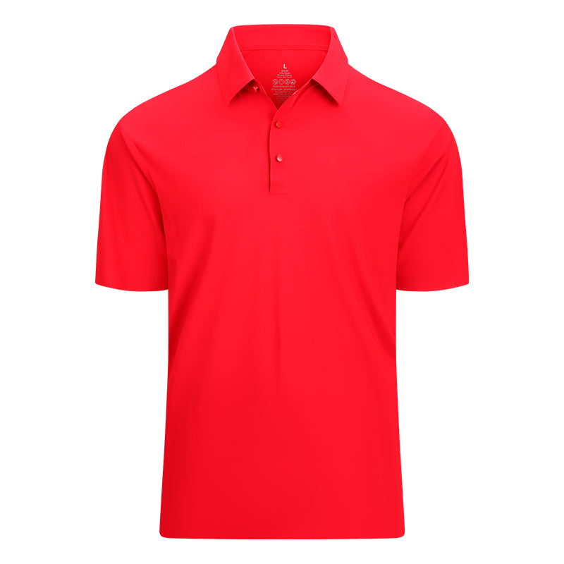 Custom Logo Men's Summer Polo Shirts | Moisture-Wicking Corporate Team Uniforms 180GSM Quick-Dry
