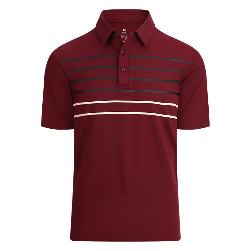 OEM/ODM camisas polo Popular summer fashion slim sports polo shirt polyester stretch golf clothing men's short-sleeved T-shirt