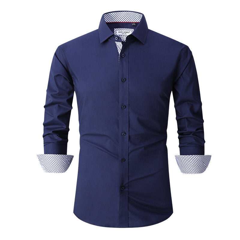 Custom Logo Bamboo Dress Shirts | Wrinkle-Free Corporate Uniforms 50+ Colors  