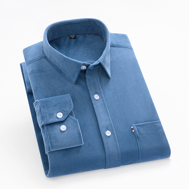WARHORSE Men's Shirts corduroy shirt men custom shirt corduroy shirt men