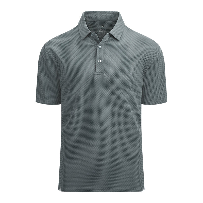 OEM/ODM camisas polo 2023 Popular European and American Men's Summer Short-Sleeved Men's Golf Wear Mesh Sleeve Sports Polo Shirt
