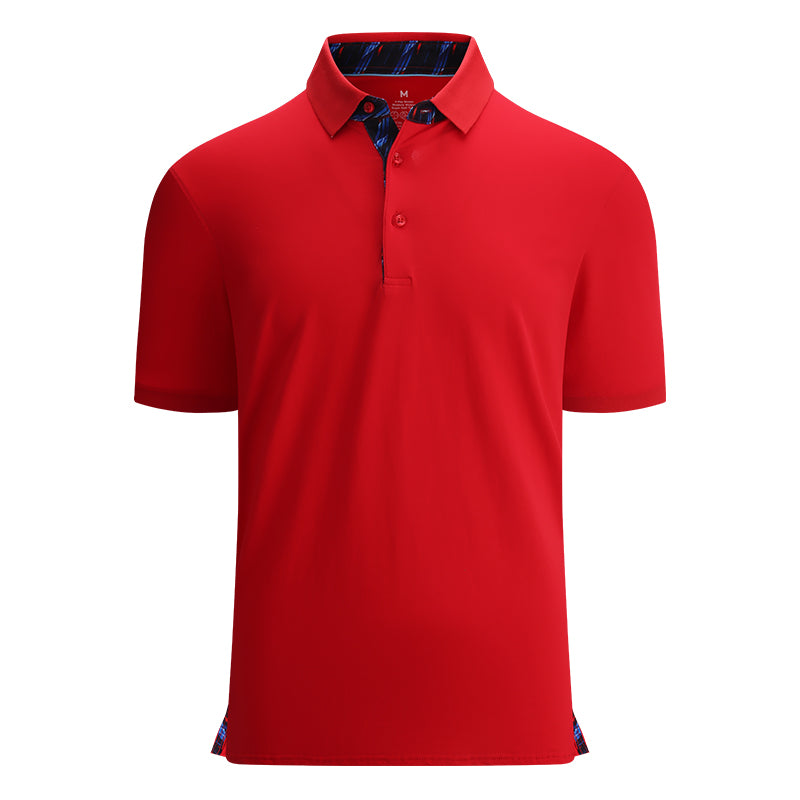 OEM/ODM polo de hombre 2023 sports polo shirt North American summer printed men's short-sleeved polo shirt customization
