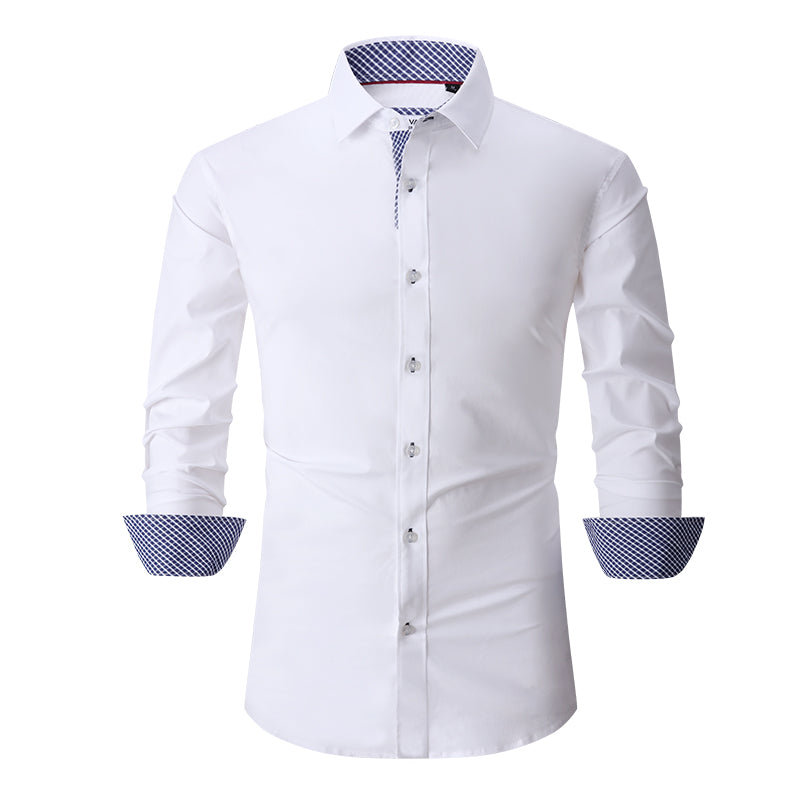 Custom Logo Bamboo Dress Shirts | Wrinkle-Free Corporate Uniforms 50+ Colors  