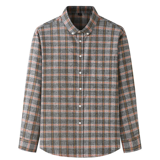 WARHORSE Men's Shirts casual plaid shirt custom shirt best lightweight flannel shirts