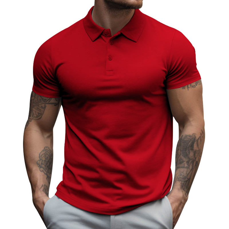 4-Way Stretch Polo Shirts for Men | Custom Logo Corporate Uniforms w/ Moisture-Wicking Fabric (MOQ 50)