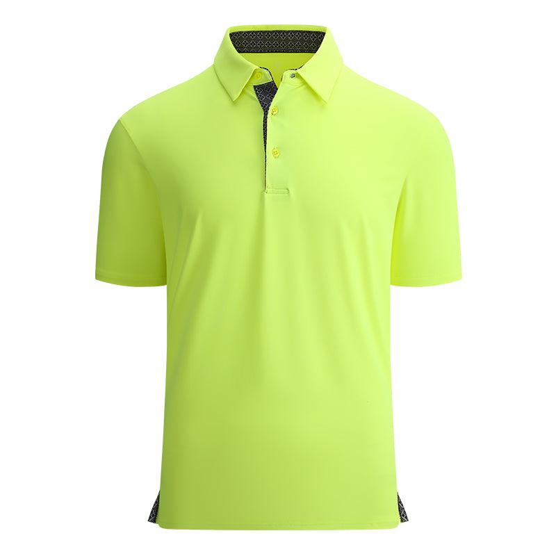 OEM/ODM camisas polo Summer short sleeve breathable men's mesh sleeve polo shirt golf clothing polyester sportswear