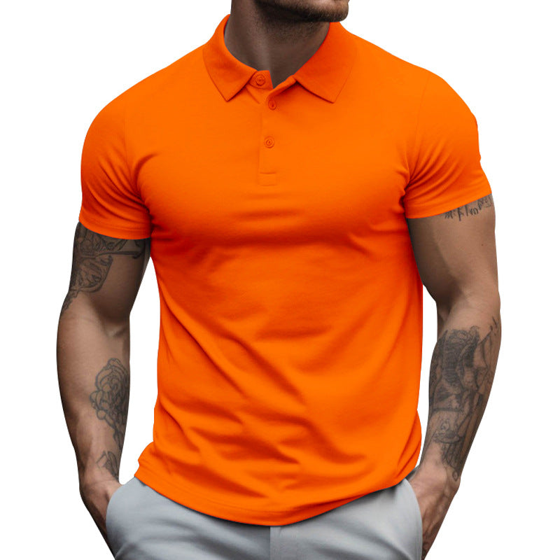 4-Way Stretch Polo Shirts for Men | Custom Logo Corporate Uniforms w/ Moisture-Wicking Fabric (MOQ 50)
