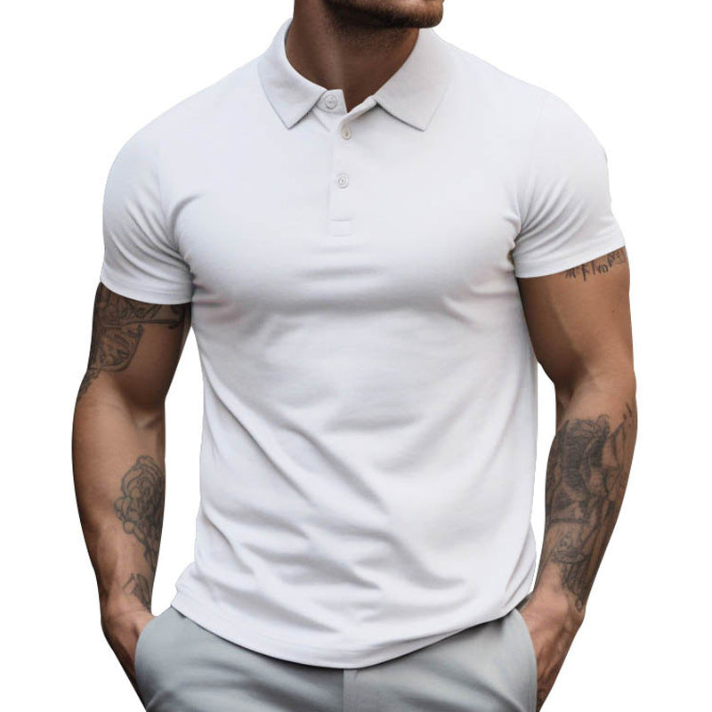 4-Way Stretch Polo Shirts for Men | Custom Logo Corporate Uniforms w/ Moisture-Wicking Fabric (MOQ 50)
