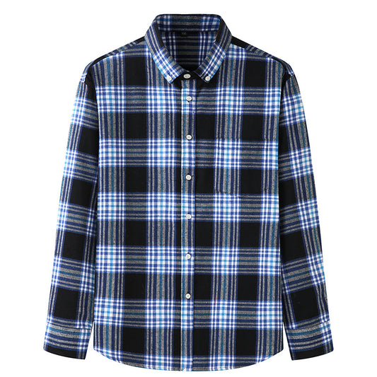 WARHORSE Men's Shirts casual plaid shirt custom shirt best vintage flannel shirts