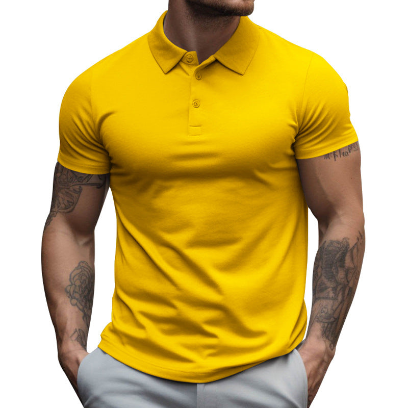 4-Way Stretch Polo Shirts for Men | Custom Logo Corporate Uniforms w/ Moisture-Wicking Fabric (MOQ 50)