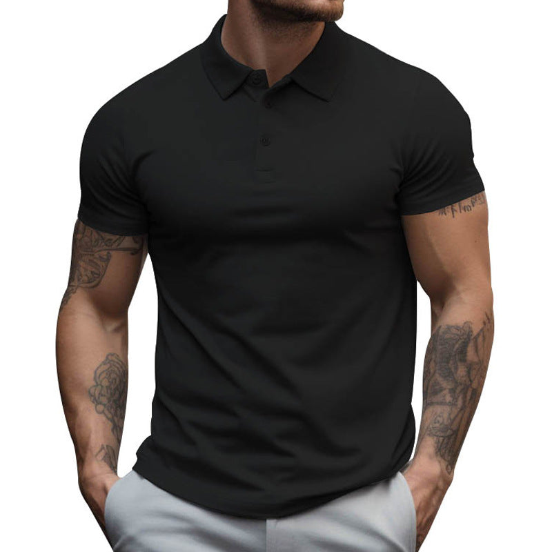 4-Way Stretch Polo Shirts for Men | Custom Logo Corporate Uniforms w/ Moisture-Wicking Fabric (MOQ 50)
