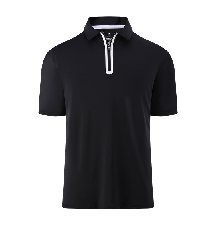 OEM/ODM polo de hombre 2023 North American Summer Short Sleeve Casual Men's Shirt Ice Silk Printed Sports Polo Shirt