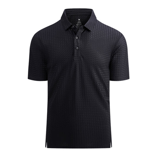 OEM/ODM camisas polo 2023 Popular European and American Men's Summer Short-Sleeved Men's Golf Wear Mesh Sleeve Sports Polo Shirt