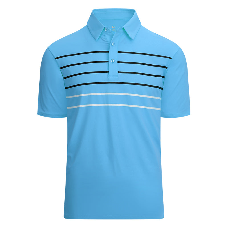 OEM/ODM camisas polo Popular summer fashion slim sports polo shirt polyester stretch golf clothing men's short-sleeved T-shirt
