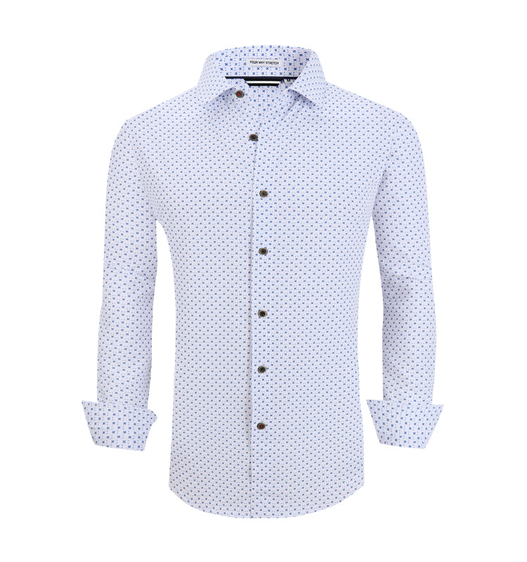 Warhorse clothing men's plaid print casual long-sleeved shirt dark green European and American men's clothing wholesale customization