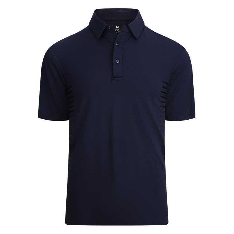 OEM/ODM camisas polo Popular summer fashion slim sports polo shirt polyester stretch golf clothing men's short-sleeved T-shirt
