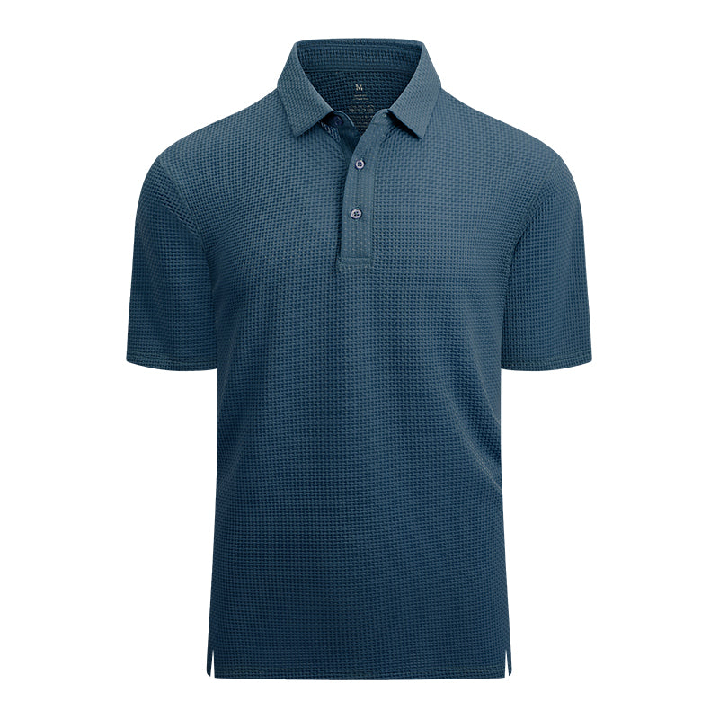 OEM/ODM camisas polo 2023 Popular European and American Men's Summer Short-Sleeved Men's Golf Wear Mesh Sleeve Sports Polo Shirt