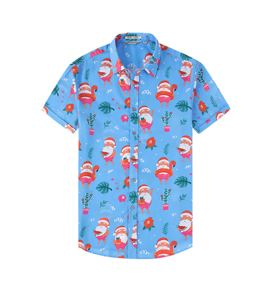 WARHORSE men's Shirts casual printed shirt custom shirt hawaiian shirts for men