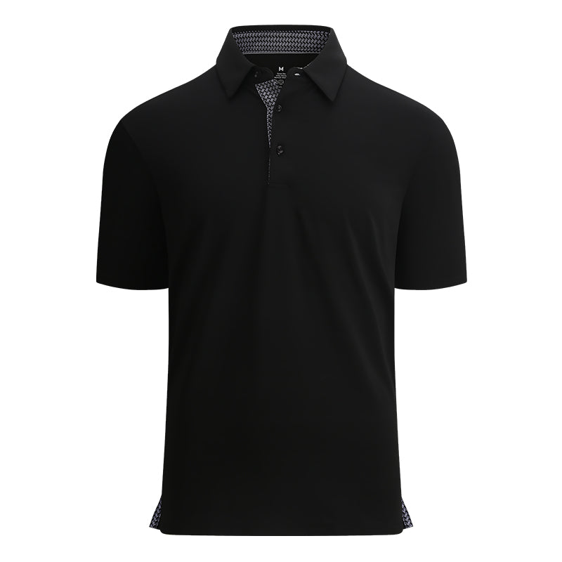 OEM/ODM camisas polo Summer short sleeve breathable men's mesh sleeve polo shirt golf clothing polyester sportswear