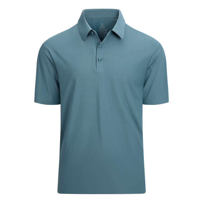 Custom Logo Men's Summer Polo Shirts | Moisture-Wicking Corporate Team Uniforms 180GSM Quick-Dry