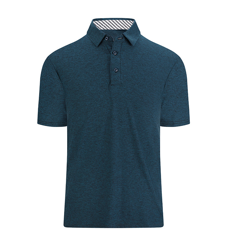 OEM/ODM camisas hombre NEW design cheap North American market comfortable premium ice fabric quick dry no-deformation Polo shirt