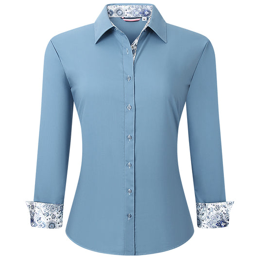 WARHORSE women's dress shirt women's office shirt custom shirt women's dress up shirts 4 x clements