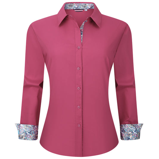 WARHORSE women's dress shirt women's office shirt custom shirt women's floral dress shirts