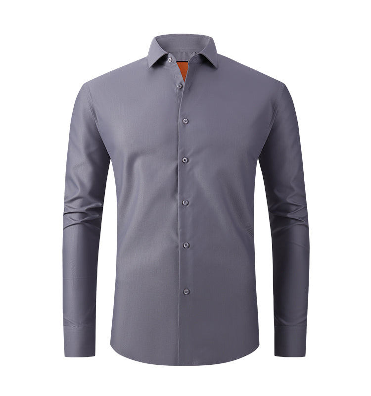 OEM/ODM camisas para hombres Men's Factory Wholesale High Quality Long Sleeve Shirts Plain Solid Casual Business Dress Shirts