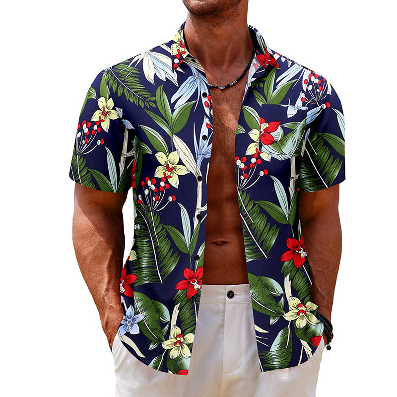 WARHORSE men's Shirts casual printed shirt custom shirt hawaii shirt xs