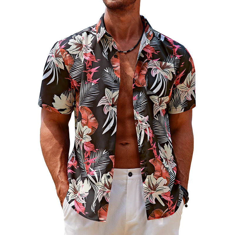 WARHORSE men's Shirts casual printed shirt custom shirt hawaii shirt xs