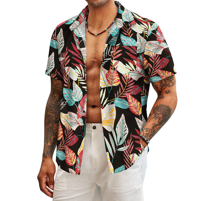 WARHORSE men's Shirts casual printed shirt custom shirt hawaiian shirt men